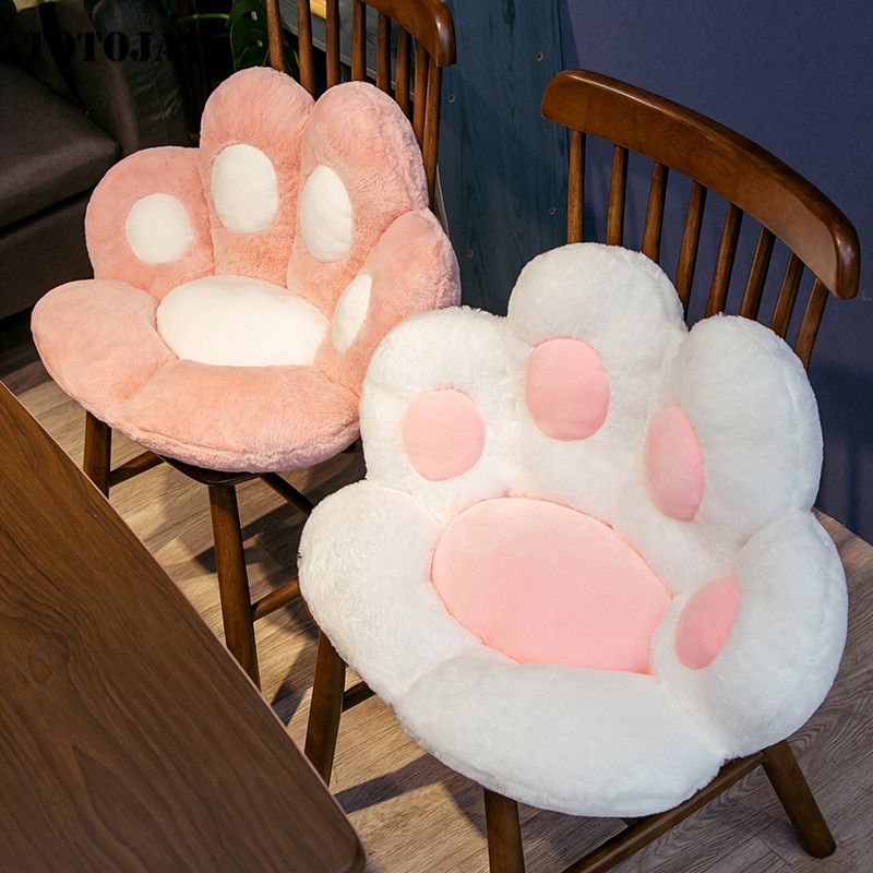 Soft Plush Cat Paw Chair Cushion Soft Plush Cat Paw Chair Cushion