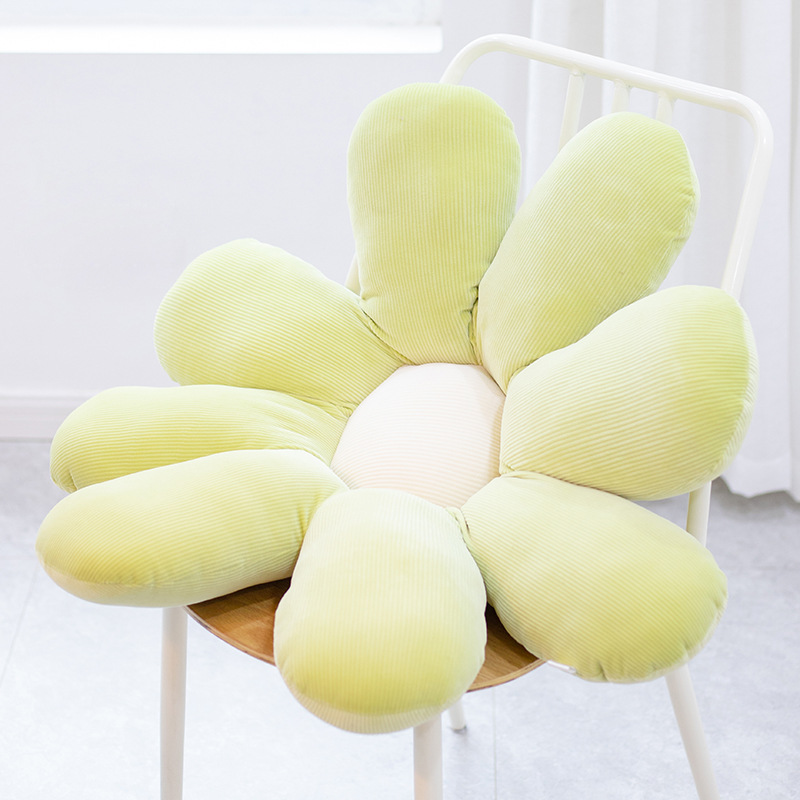 Soft Plush Colorful Flower Pillow