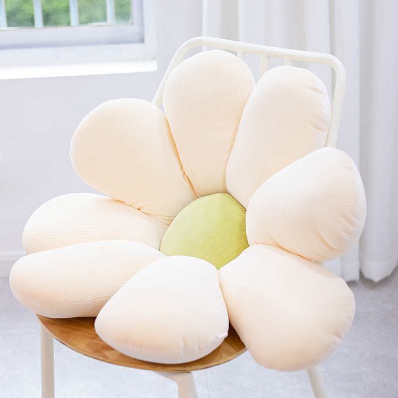 Soft Plush Colorful Flower Pillow