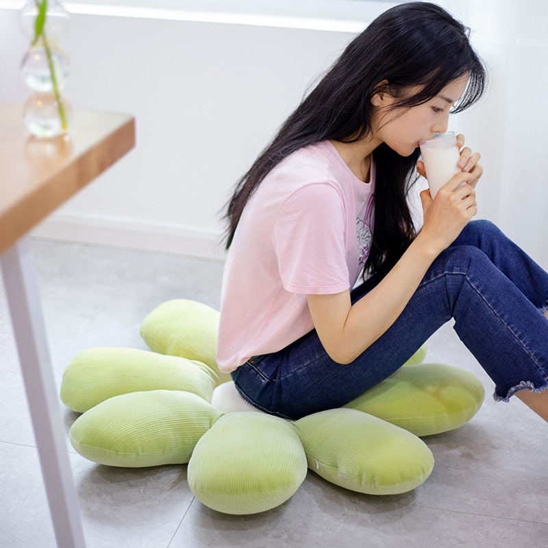 Soft Plush Colorful Flower Pillow