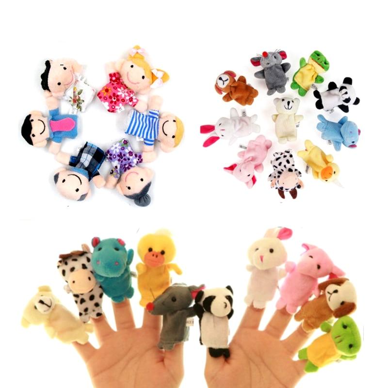 Soft Plush Finger Animal Puppets Soft Plush Finger Animal Puppets