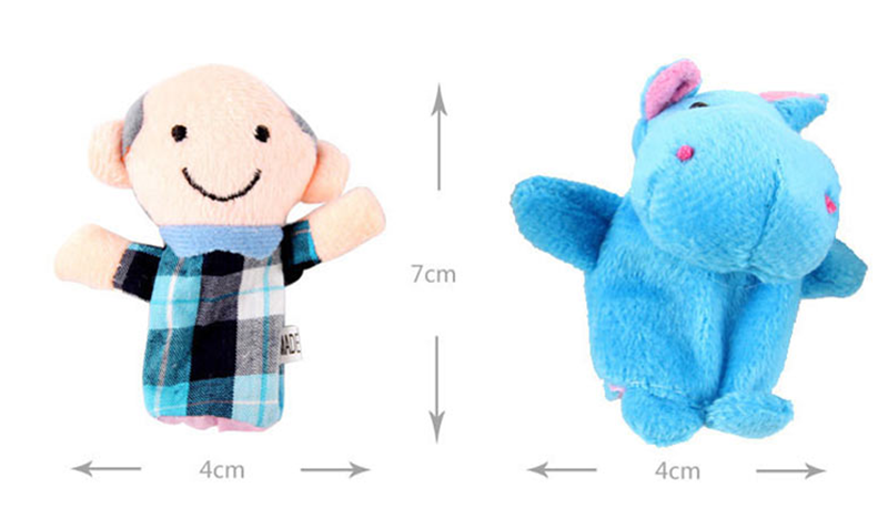 Soft Plush Finger Animal Puppets