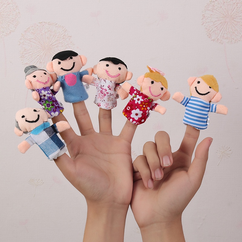 Soft Plush Finger Animal Puppets