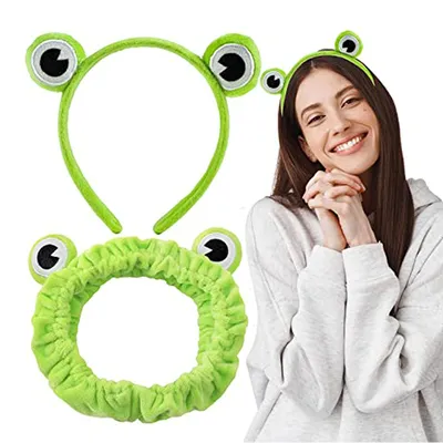 Soft Plush Frog Makeup Headband Soft Plush Frog Makeup Headband