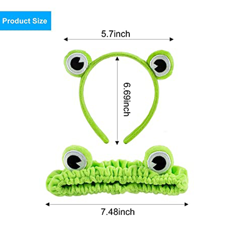 Soft Plush Frog Makeup Headband Soft Plush Frog Makeup Headband