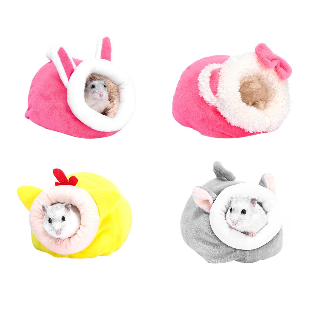 Soft Plush Hamster House Bed