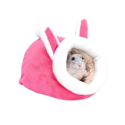 Soft Plush Hamster House Bed