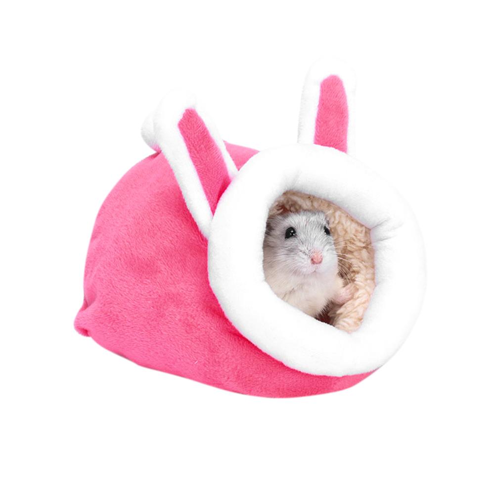 Soft Plush Hamster House Bed
