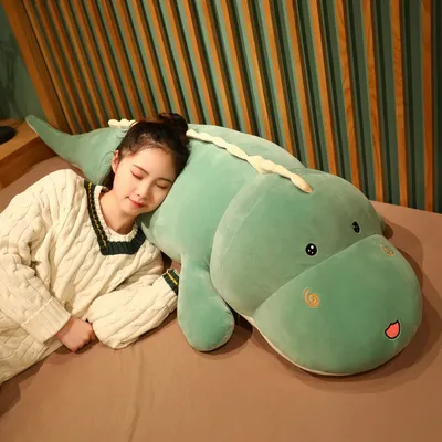 Soft Plush Long Crocodile Pillow
