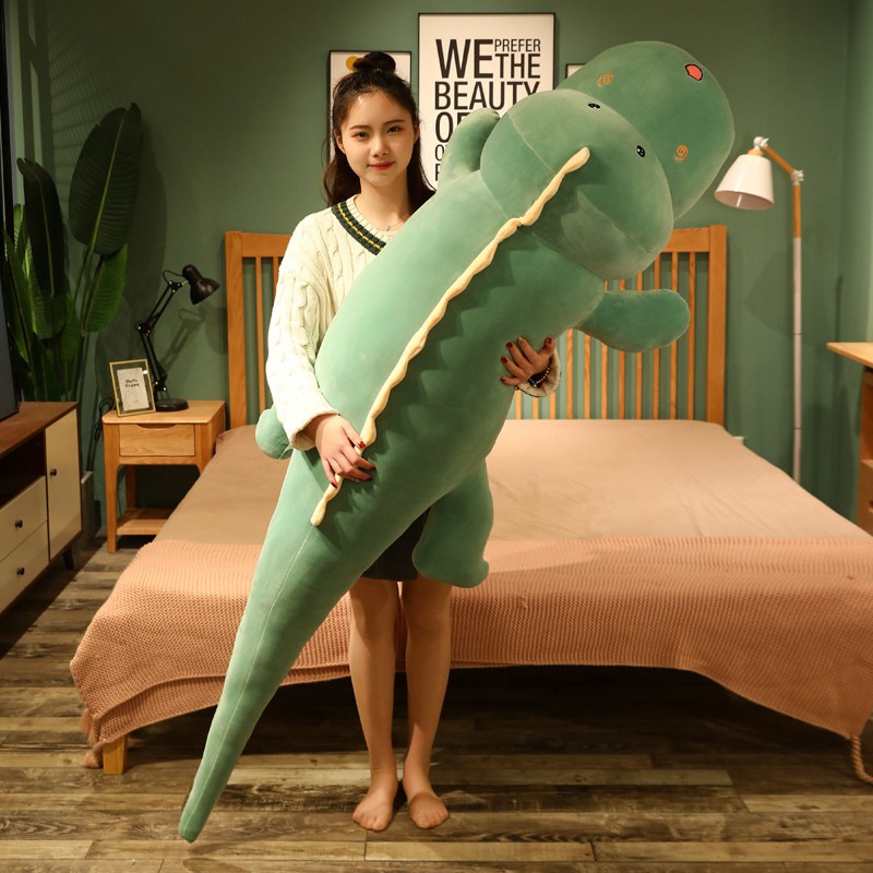 Soft Plush Long Crocodile Pillow