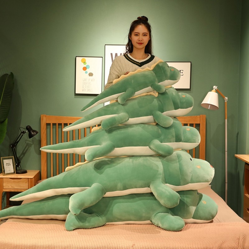 Soft Plush Long Crocodile Pillow
