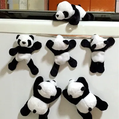 Soft Plush Mini Panda Magnet Soft Plush Mini Panda Magnet