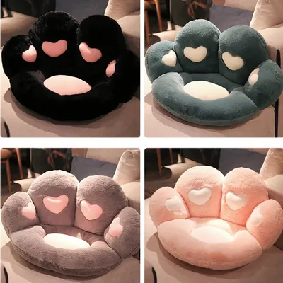 Soft Plush Paw Chair Cushion Soft Plush Paw Chair Cushion