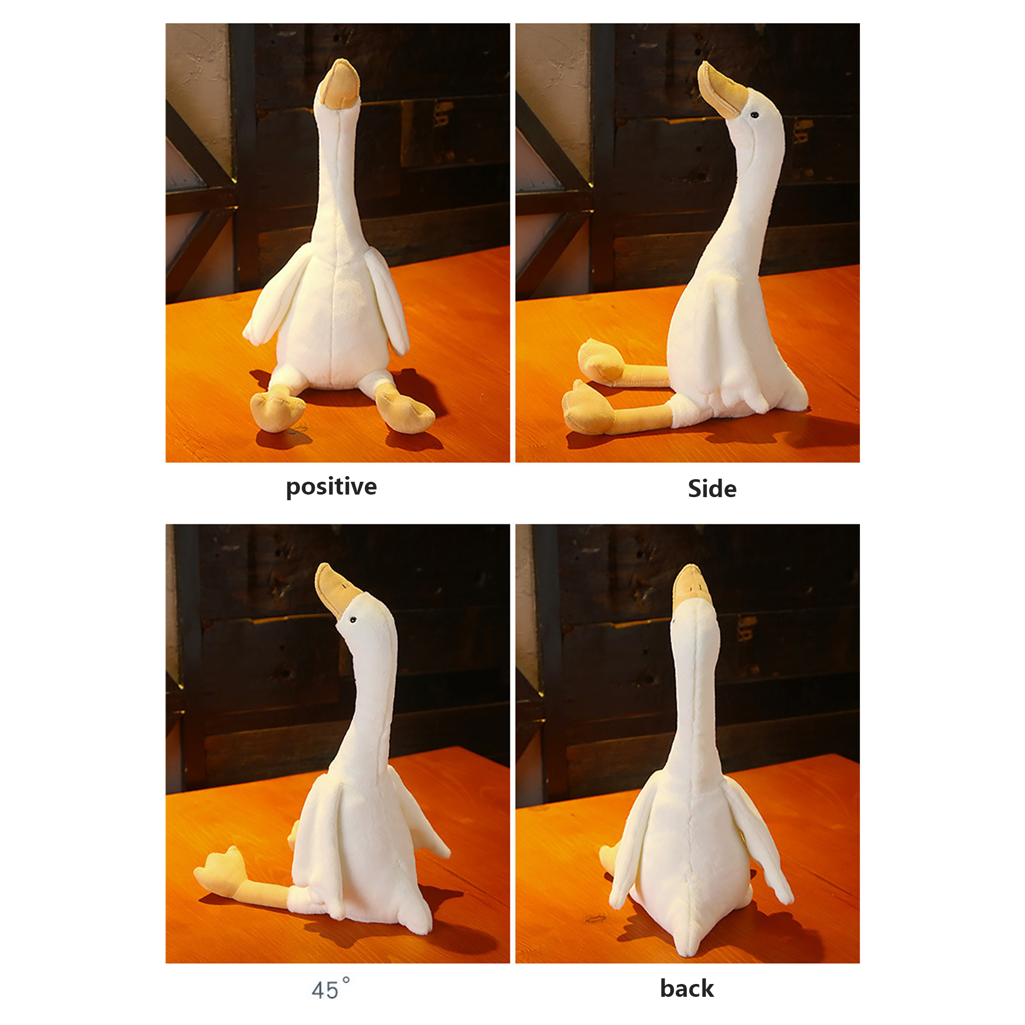 Soft Plush Stuffed Goose Toy