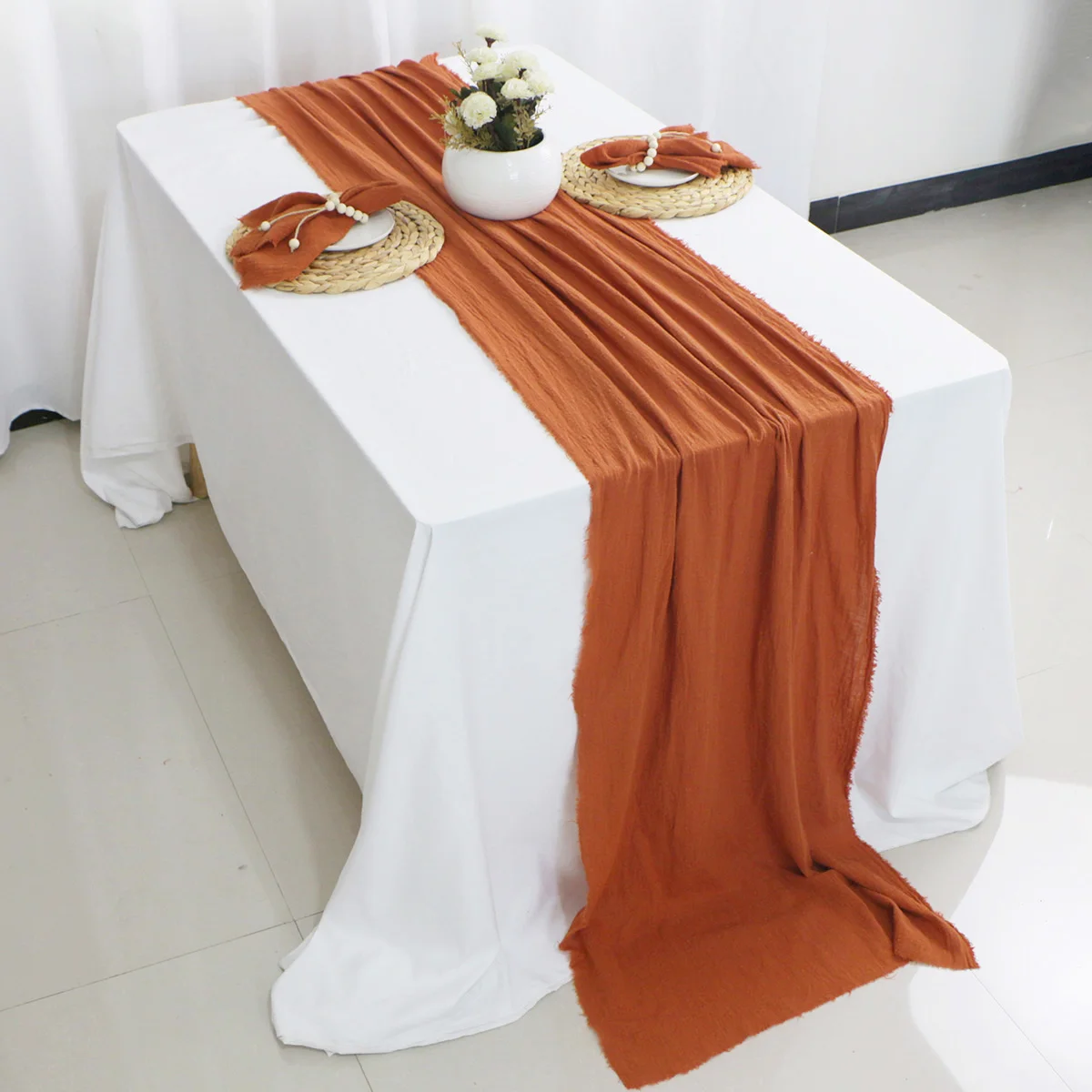 Soft Pure Cotton Table Runner Soft Pure Cotton Table Runner