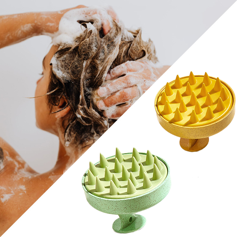 Soft Silicone Bristles Massager for Scalp
