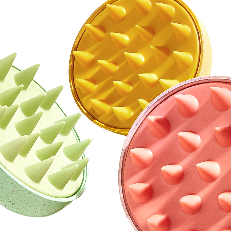 Soft Silicone Bristles Massager for Scalp