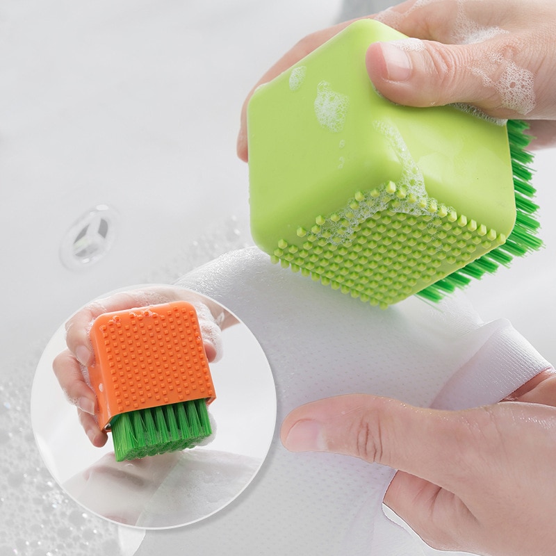 Soft Silicone Brush for Clothes Washing Soft Silicone Brush for Clothes Washing