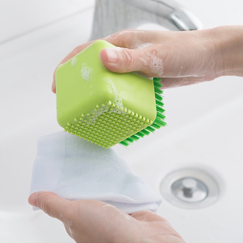 Soft Silicone Brush for Clothes Washing