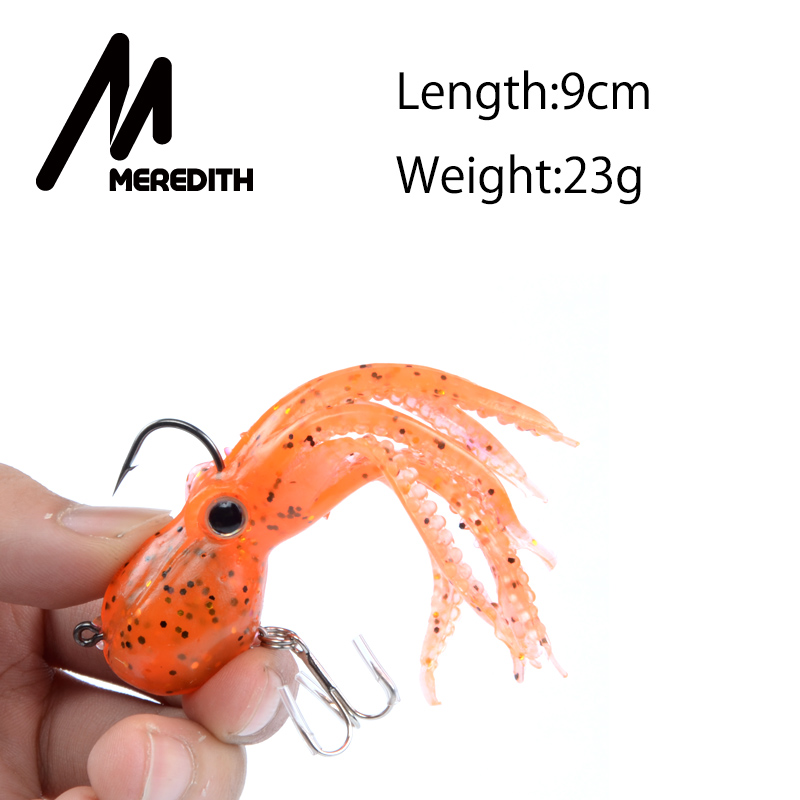 Soft Silicone Octopus Fishing Lure Soft Silicone Octopus Fishing Lure