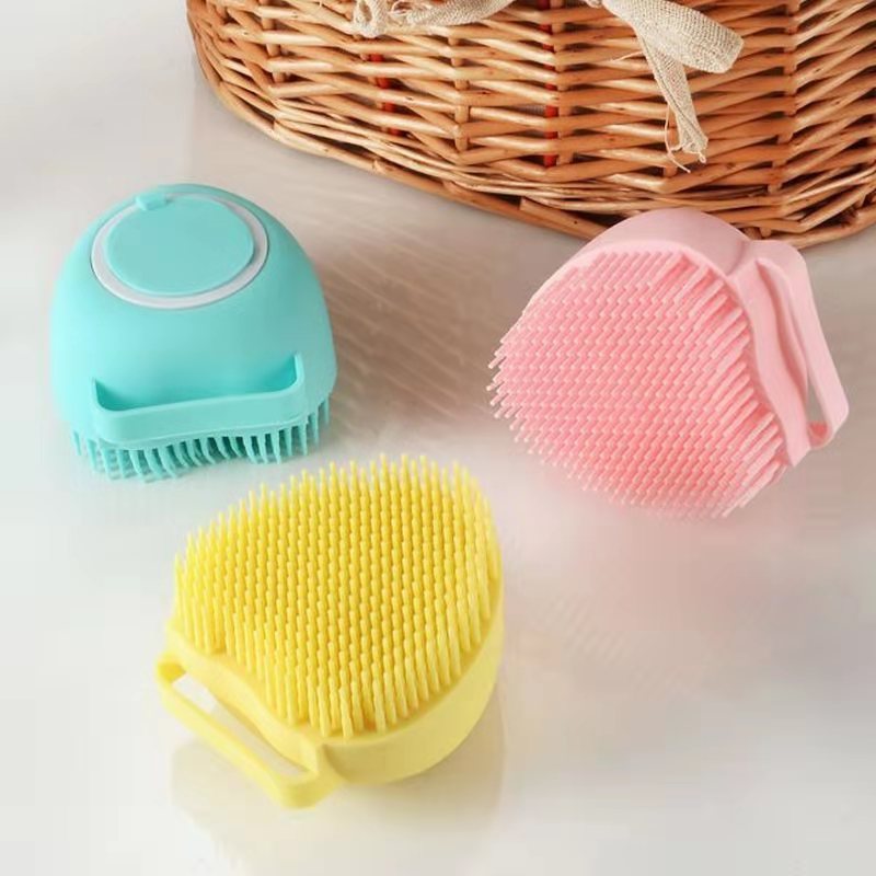 Soft Silicone Pet Bath Massage Brush