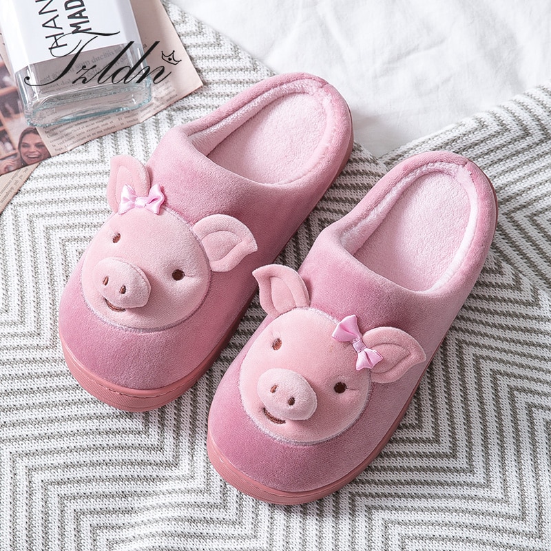 Soft Slippers Cute Pig Design Soft Slippers Cute Pig Design