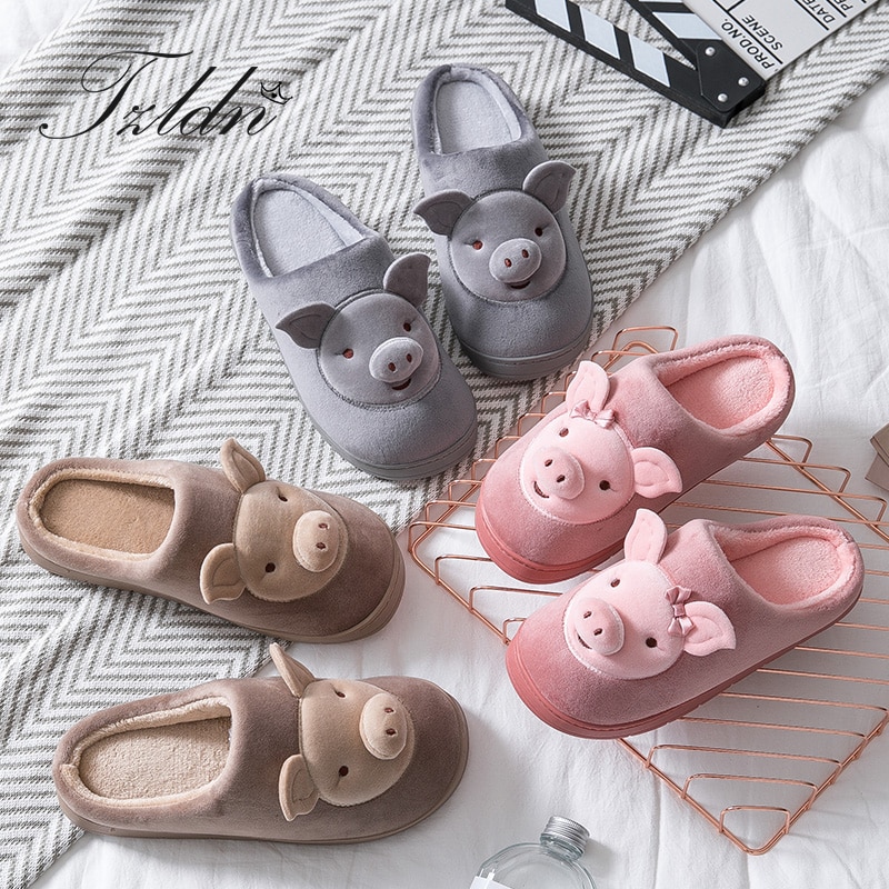 Soft Slippers Cute Pig Design Soft Slippers Cute Pig Design