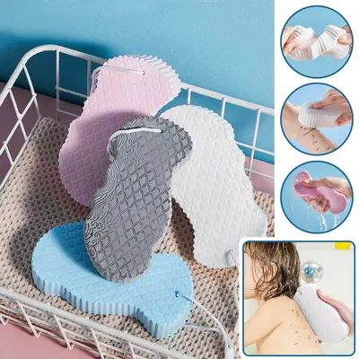 Soft Sponge Body Scrubber Bath Exfoliating Scrub Sponge Shower Brush Body Skin Cleaner Dead Skin Remover Exfoliante