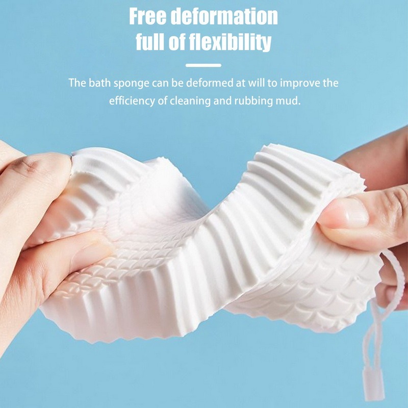 Soft Sponge Body Scrubber Bath Exfoliating Scrub Sponge Shower Brush Body Skin Cleaner Dead Skin Remover Exfoliante