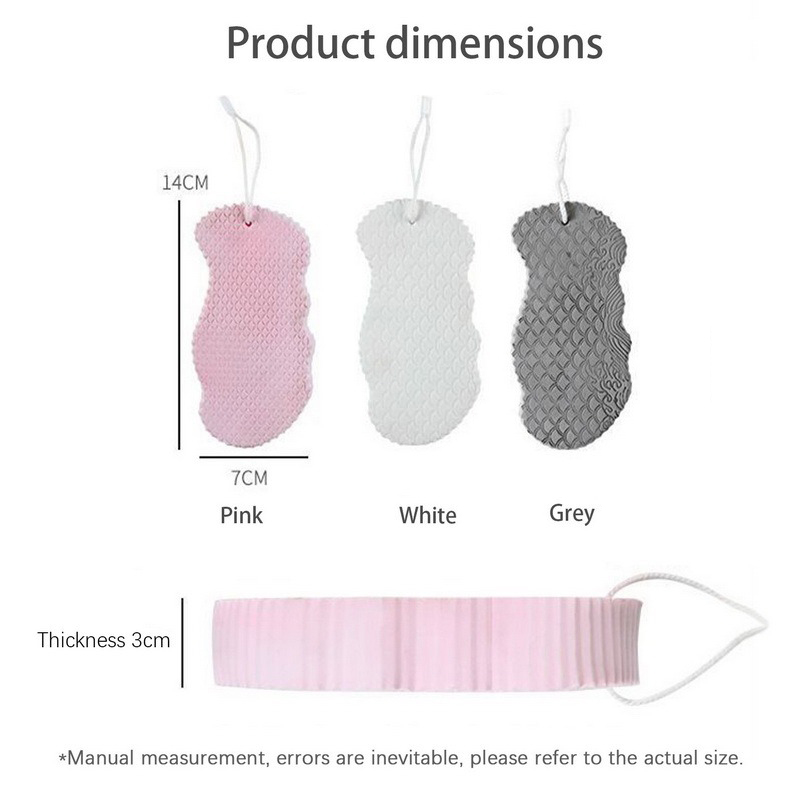 Soft Sponge Body Scrubber Bath Exfoliating Scrub Sponge Shower Brush Body Skin Cleaner Dead Skin Remover Exfoliante