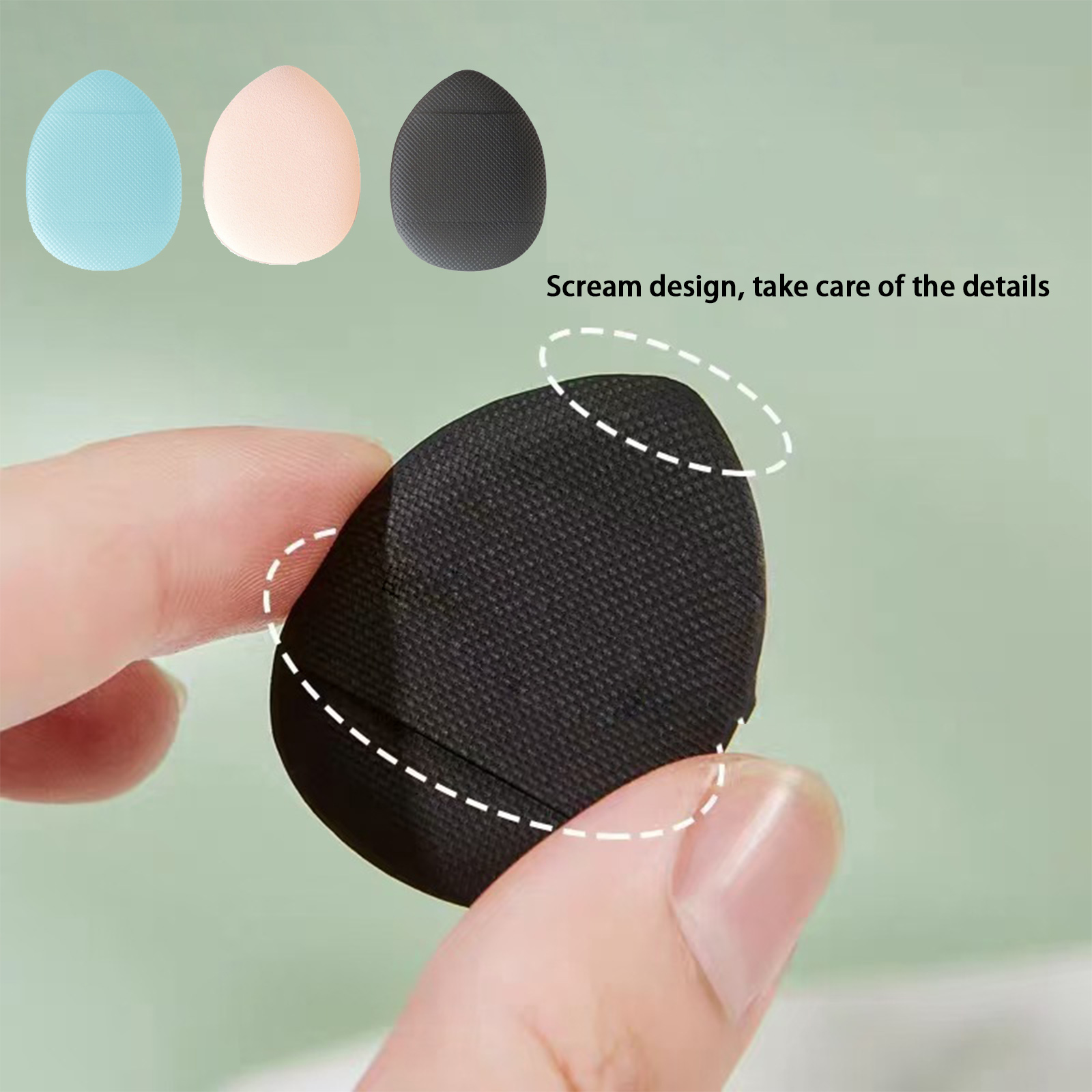 Soft Sponge Finger Powder Puff