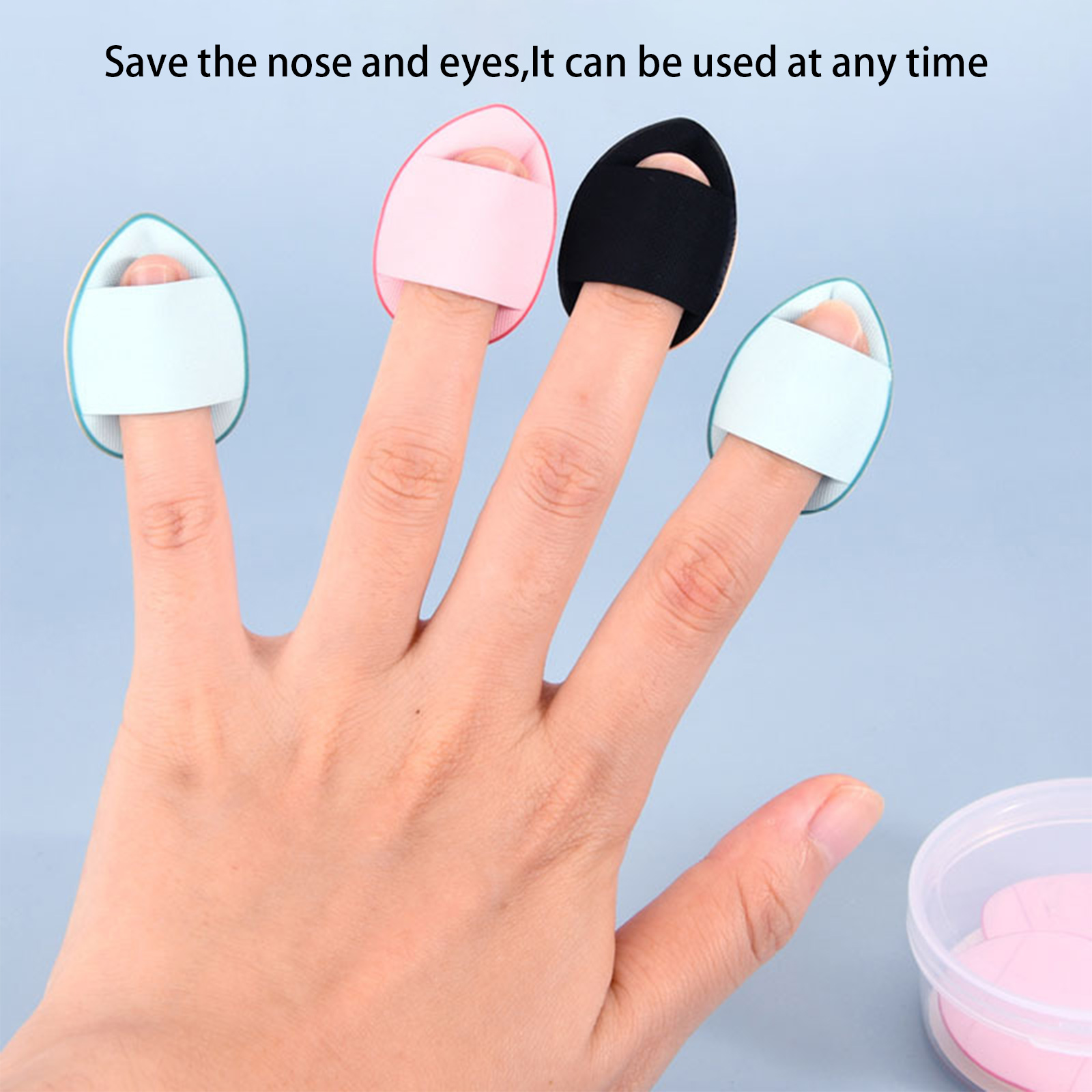 Soft Sponge Finger Powder Puff