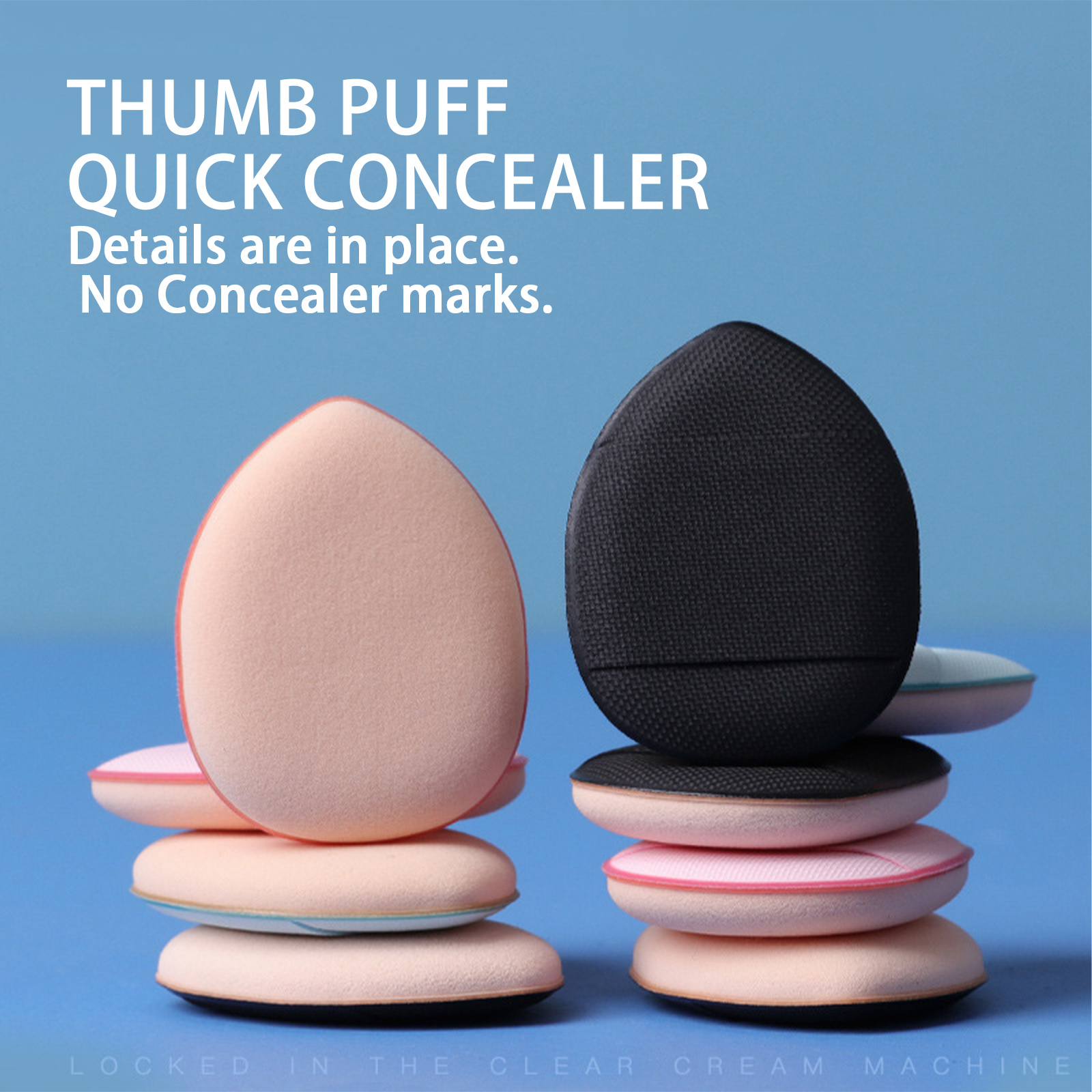 Soft Sponge Finger Powder Puff