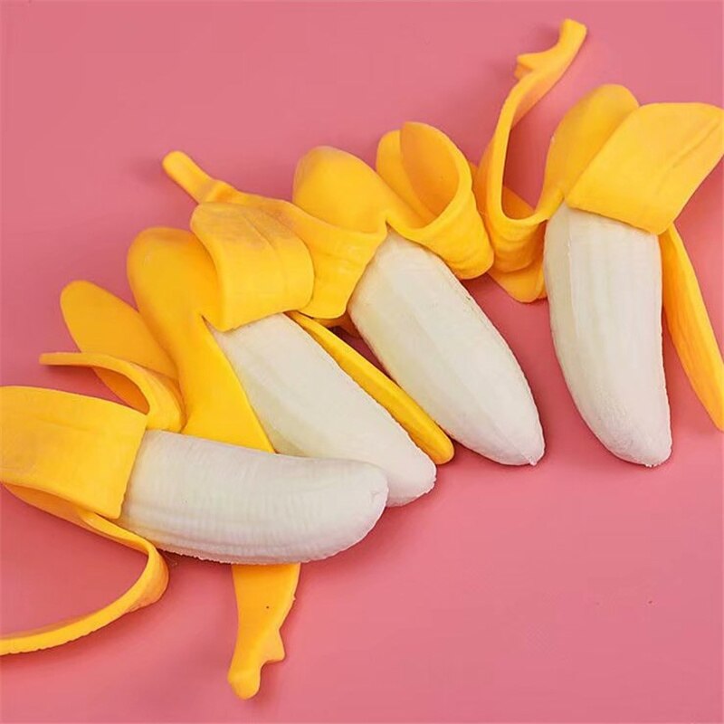 Soft Squishy Banana Stress Toy Soft Squishy Banana Stress Toy