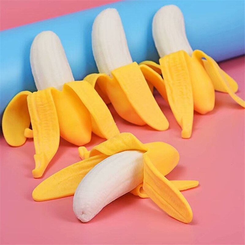 Soft Squishy Banana Stress Toy Soft Squishy Banana Stress Toy