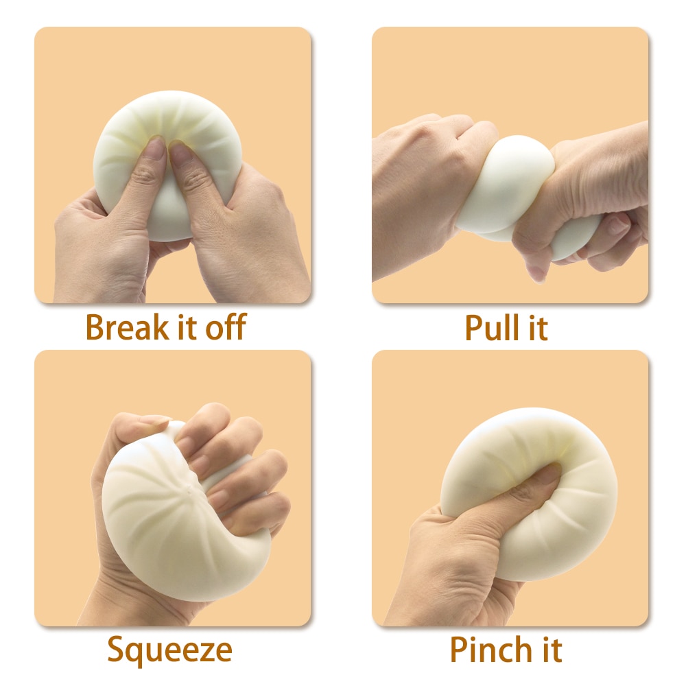 Soft Squishy Bun Antistress Toy