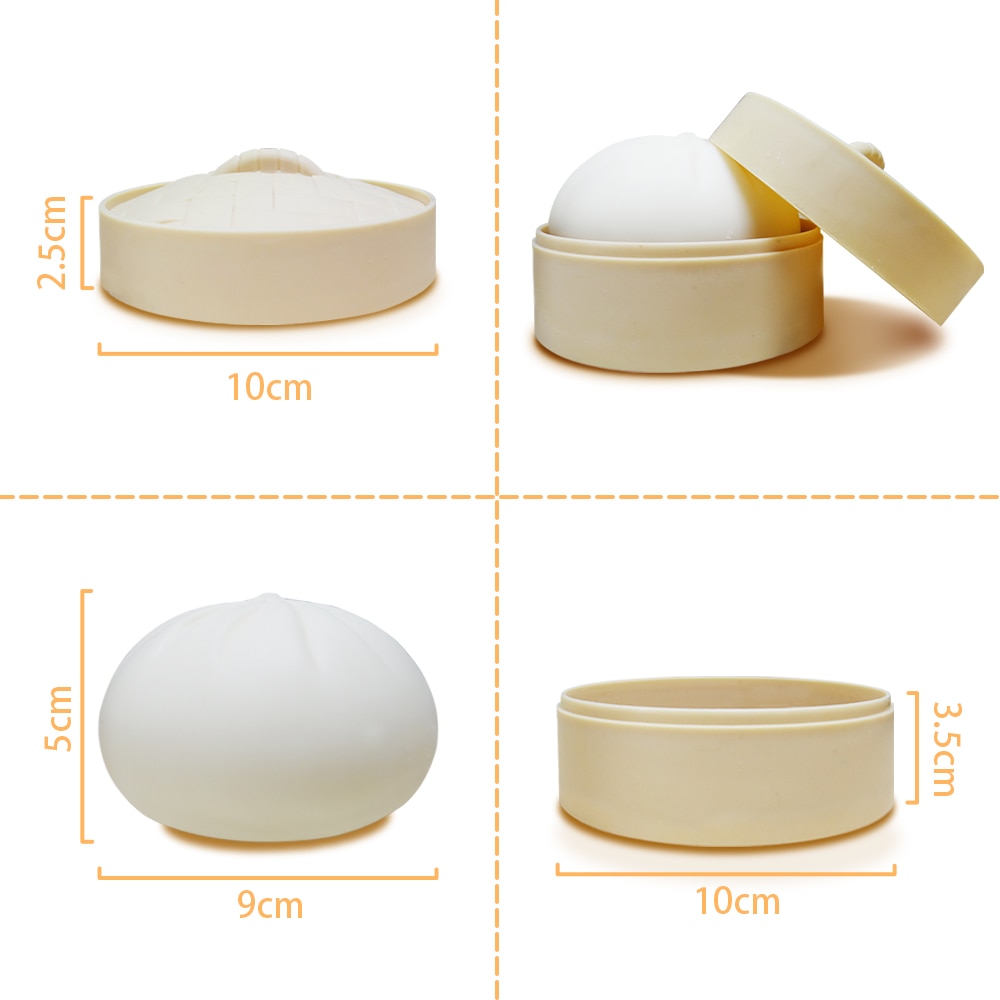Soft Squishy Bun Antistress Toy