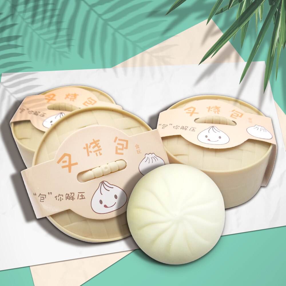Soft Squishy Bun Antistress Toy