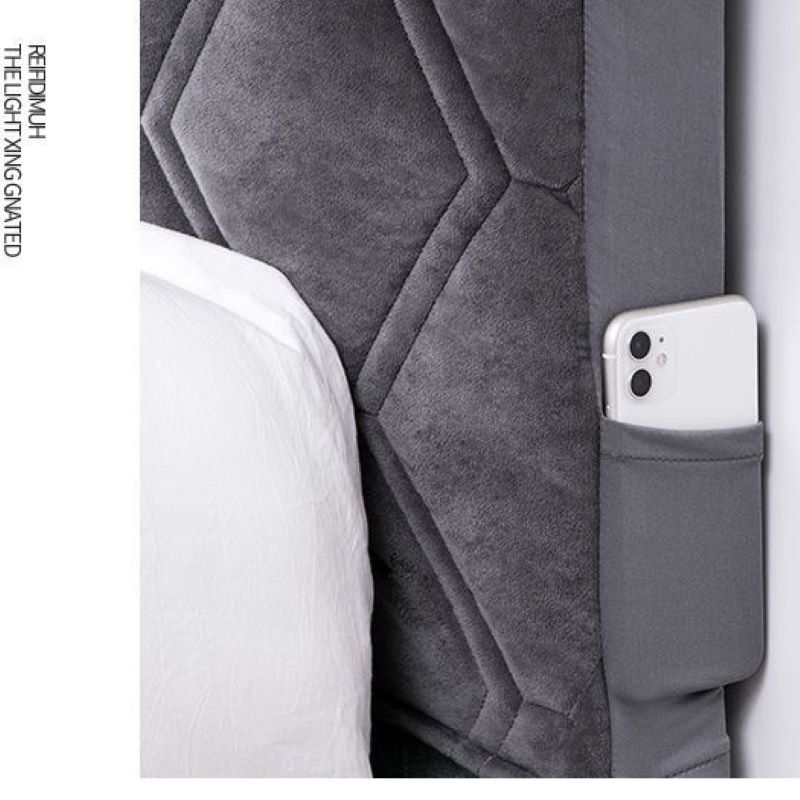 Soft Velvet Bed Headboard Cover Soft Velvet Bed Headboard Cover