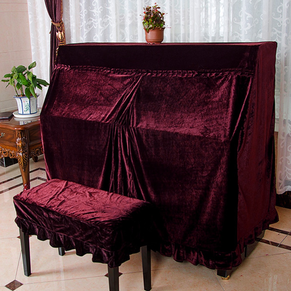 Soft Velvet Piano Cloth Cover