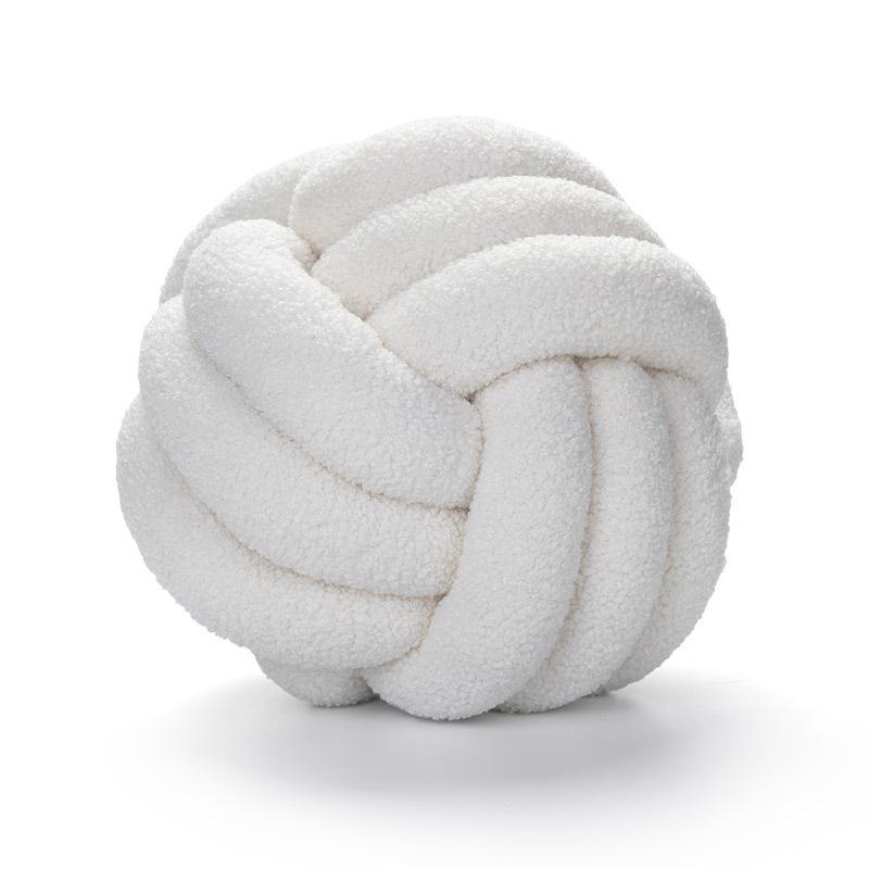 Soft Wool Knot Pillow Ball