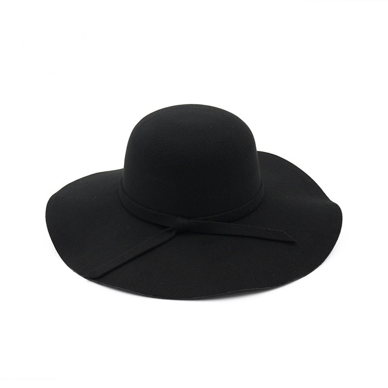 Soft Wool Ladies Wide Brim Hat