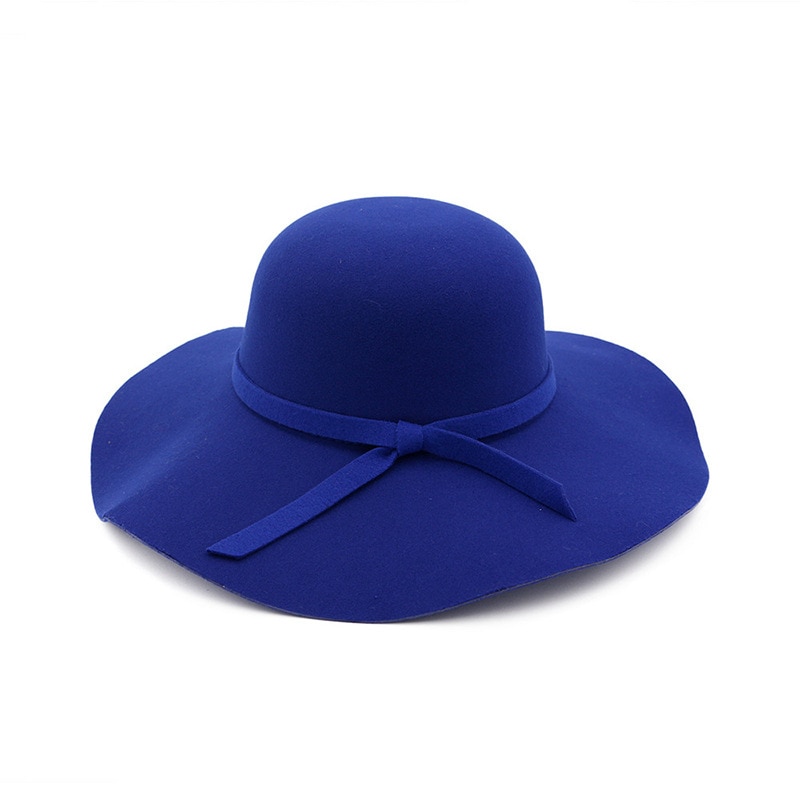 Soft Wool Ladies Wide Brim Hat