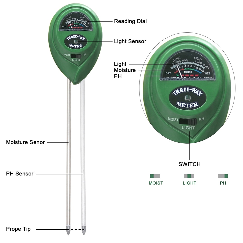 Soil Moisture Tester Gardening Tool