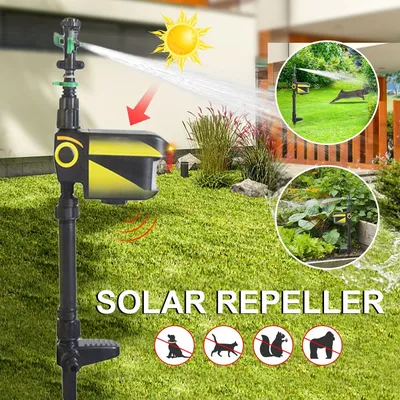 Solar Animal Repeller Water Blaster Solar Animal Repeller Water Blaster