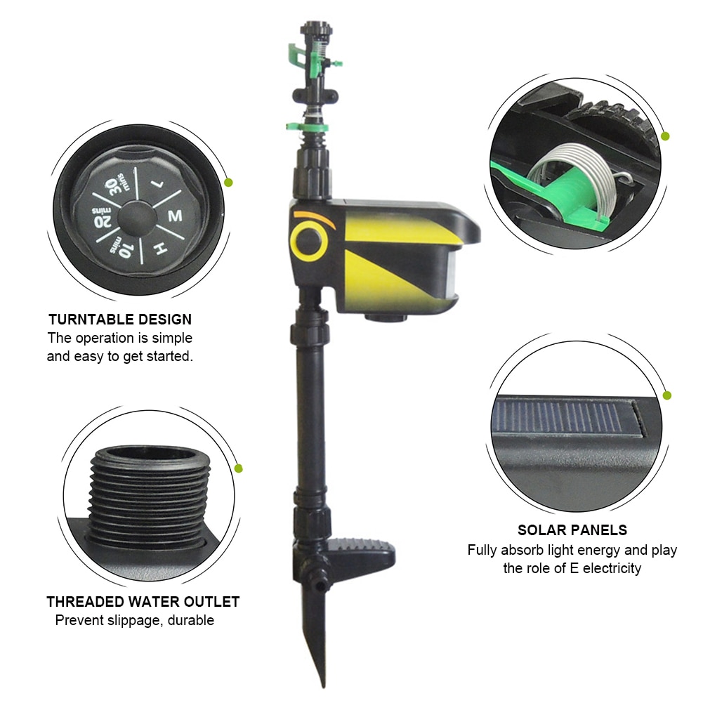 Solar Animal Repeller Water Blaster Solar Animal Repeller Water Blaster