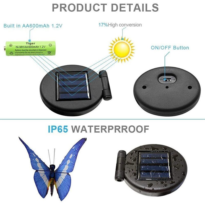 Solar Butterfly Lights Outdoor Decor (3pcs) Solar Butterfly Lights Outdoor Decor (3pcs)