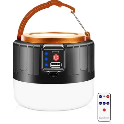Solar Camping Light Power Bank LED Camping Lanterns With Remote Control Waterproof Outdoor Tent Light Rechargeable Solar Camping Light Power Bank LED Camping Lanterns With Remote Control Waterproof Outdoor Tent Light Rechargeable