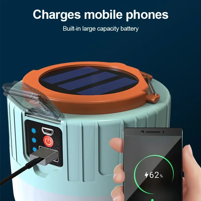 Solar Camping Light Power Bank LED Camping Lanterns With Remote Control Waterproof Outdoor Tent Light Rechargeable Solar Camping Light Power Bank LED Camping Lanterns With Remote Control Waterproof Outdoor Tent Light Rechargeable