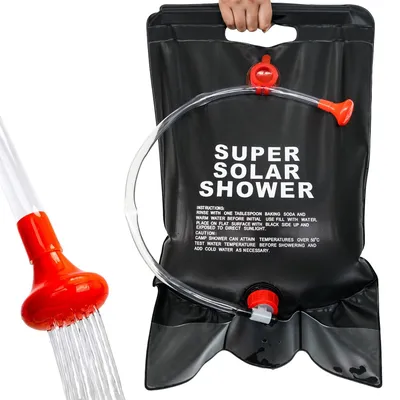 Solar Camping Shower Bag 20L Pouch Solar Camping Shower Bag 20L Pouch